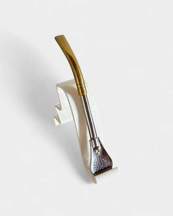 Producto - BOMBILLA PICO LORO DORADA