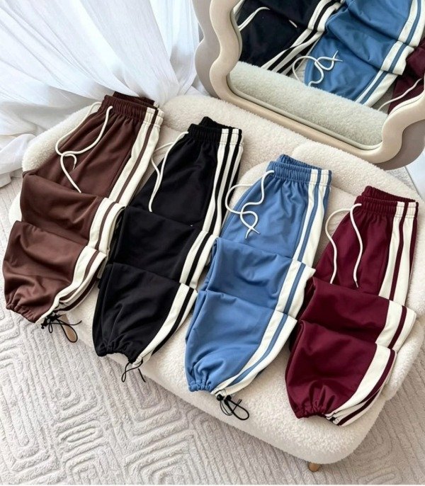 Producto - Pantalon con franja negro - 2