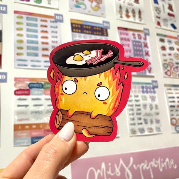 Producto - Sticker die cut Vinilo Calcifer