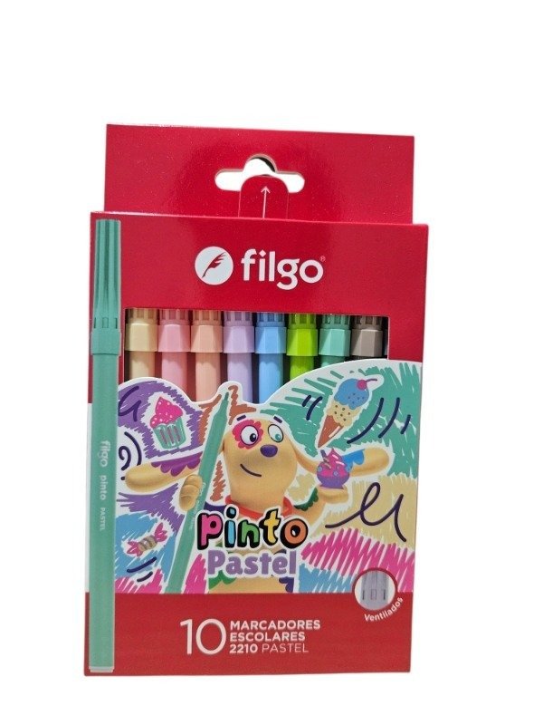 Producto - Marcadores Escolares Pastel x 10
