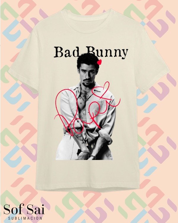 Remera Bad Bunny foto
