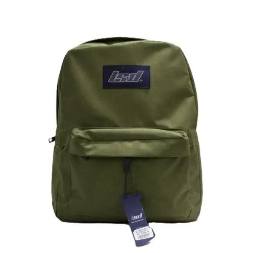 Producto - Mochila unisex verde militar liviana  Medida 40.30.10cm - LDyD