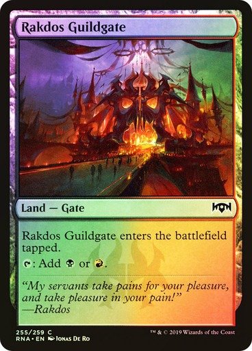 Producto - Rakdos Guildgate 255 Foil  Ravnica Allegiance