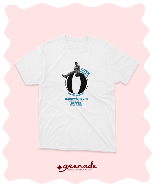 Remera "love on tour argentina"