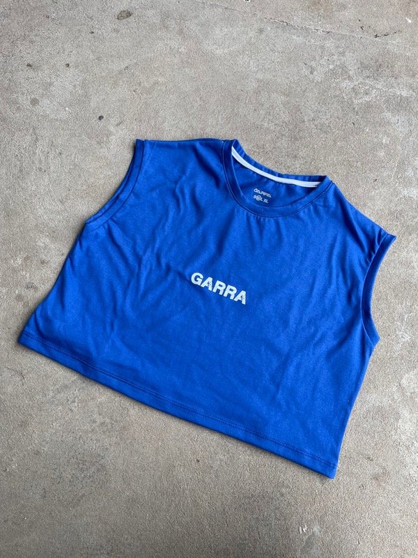 Producto - Musculosa crop top Meta Azul Francia (sin falla)