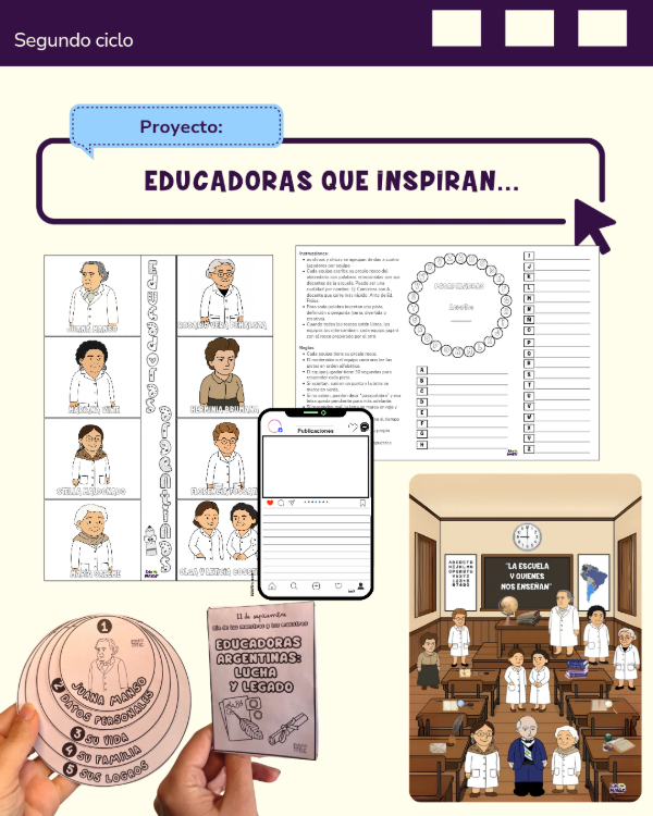 Producto - 11 DE SEPTIEMBRE: EDUCADORAS QUE INSPIRAN - SEGUNDO CICLO