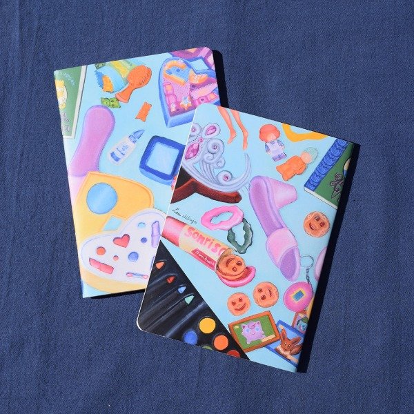 Producto - Cuaderno ilustrado "Nostalgia" - pequeño (a6) - 1
