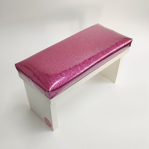 Producto - Apoyamanos 32 chico glitter fino fucsia