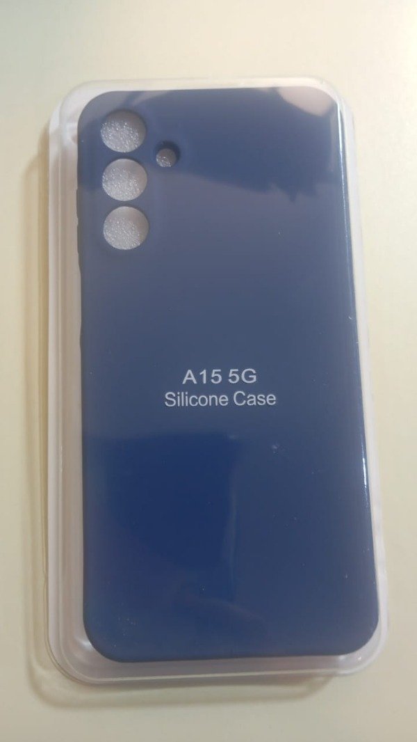Producto - Funda Silicone Case Azul para Samsung A15