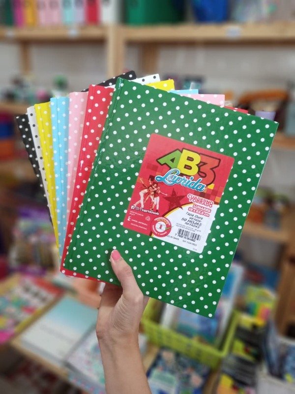 Producto - Cuaderno Laprida con Lunares AB3 x50h T/D  19x23.5