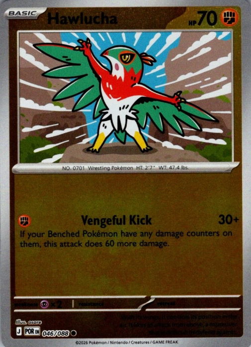 Producto - Hawlucha 046/088 Reverse Holofoil - Perfect Order