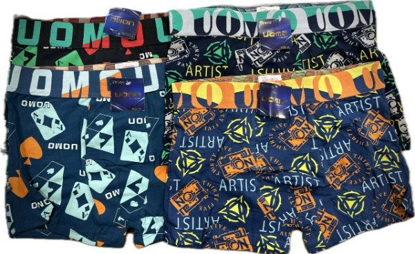 Producto - BOXER UOMO ESTAMPADOS X 12