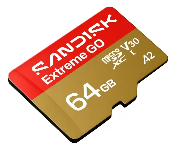 Producto - Microsd Sandisk Extreme Go 64gb 170mb 4k Drone Gopro A2 V30