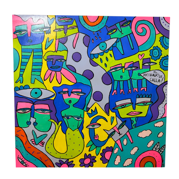 Producto - El decorado se calla (80x80) - 2