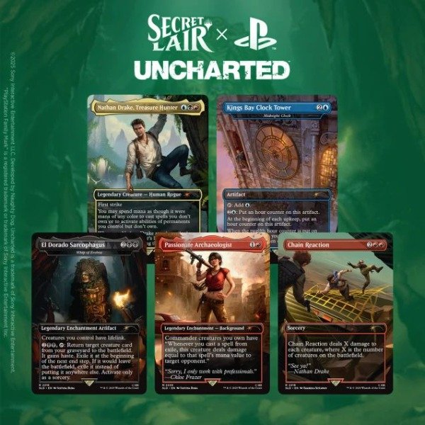 Producto - Secret Lair x Uncharted - Non-Foil Edition