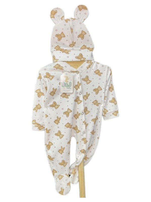 Producto - Enterito Algodón Estampado más Gorro BYJ