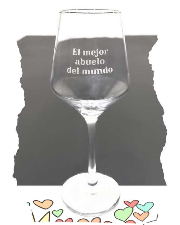 Producto - Copa de vino para el mejor abuelo del mundo