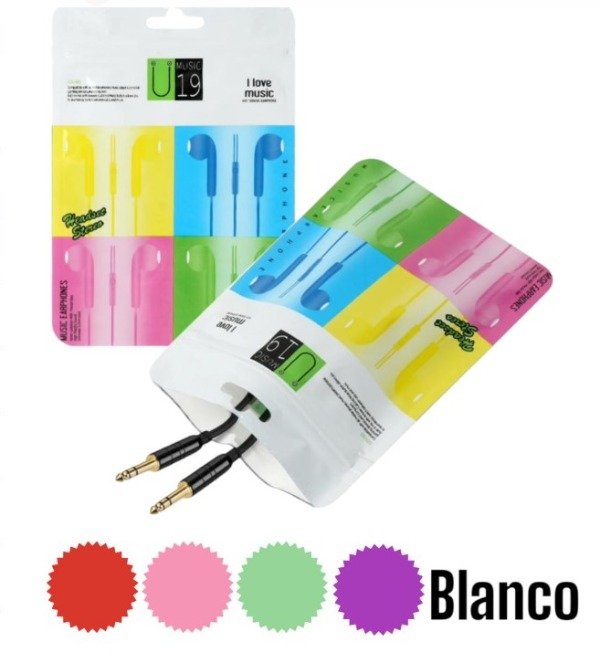 Producto - Auricular Macarron Manos Libres (bolsa)