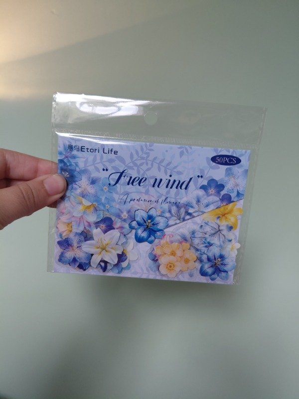 Producto - Packs de stickers en PET - Surtidos de colores (azul)