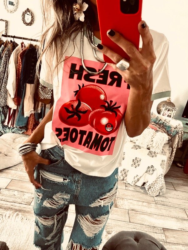 Producto - Remera Leonela tomate - 0
