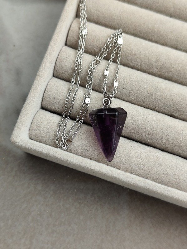 Producto - Collar Mini péndulo Amatista