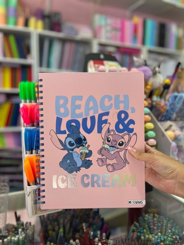 Producto - Cuaderno A4 stitch - mooving