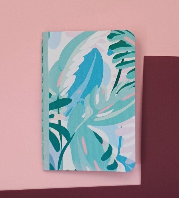 Producto - Libreta flores verde