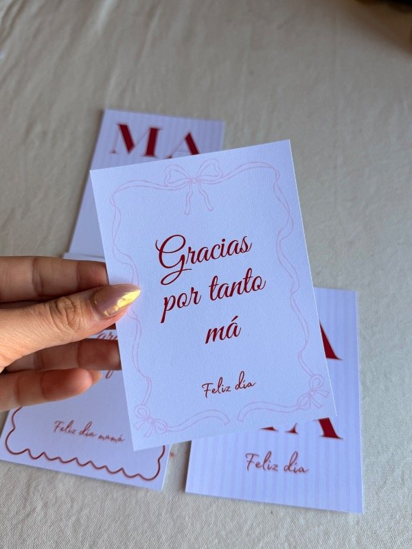 Producto - PDF + Editable Tarjetas - Stickers Día de la Madre - 4