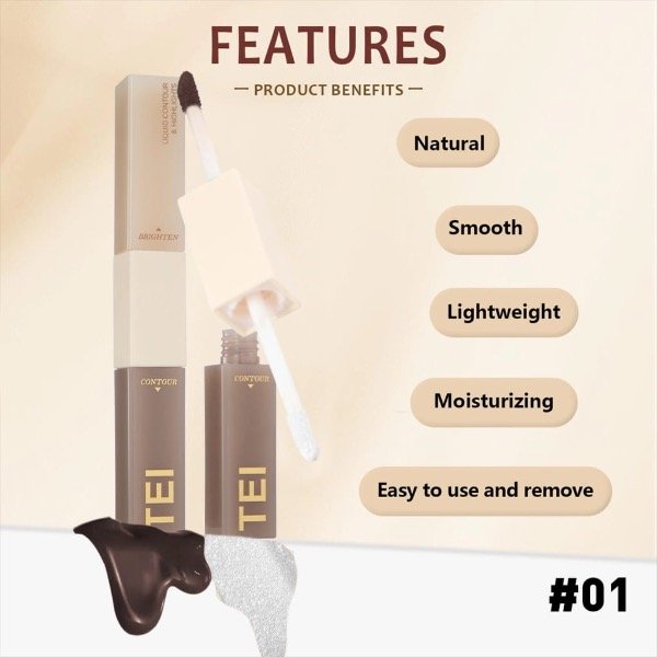 Producto - Contorno e iluminador líquido Tei - 1
