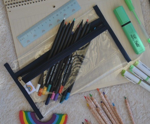 Producto - Cartuchera Cristal Azul marino