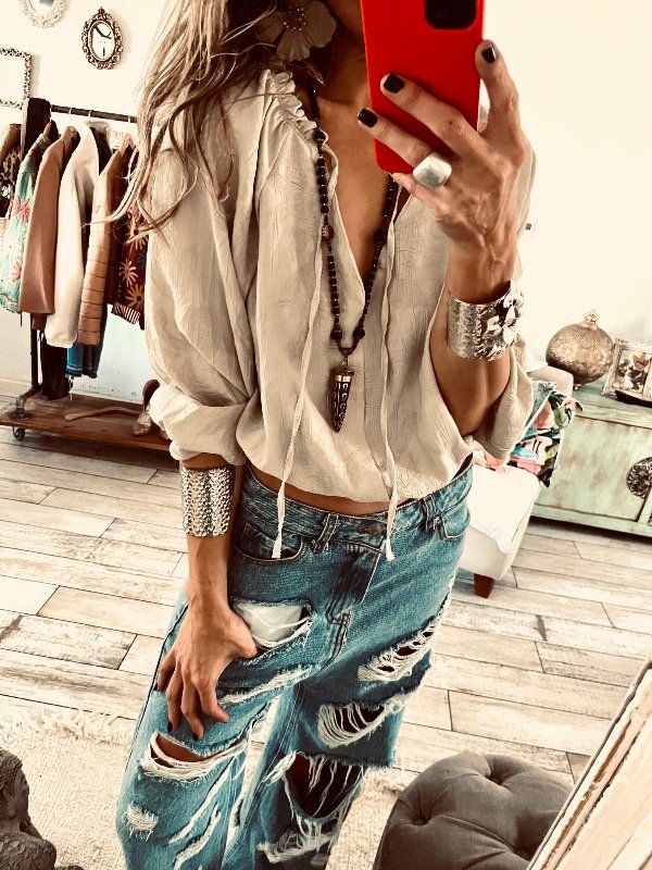 Producto - Blusa Zara beige - 2