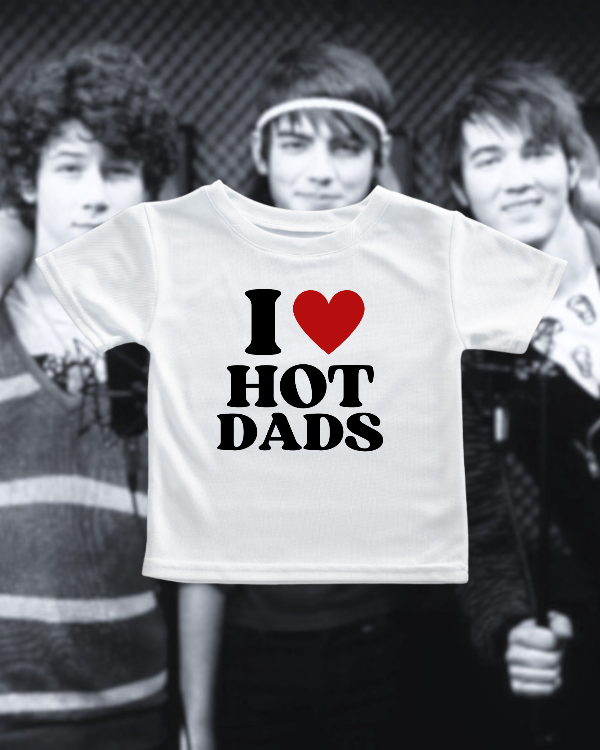 Hot dads baby tee xl