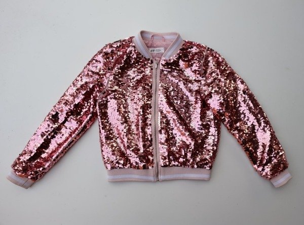 Producto - CAMPERA CON LENTEJUELAS MARCA HYM TALLE 8