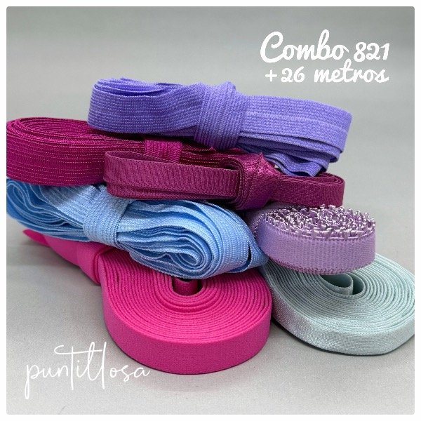 Producto - Combo 821- Elásticos Surtidos +26 metros