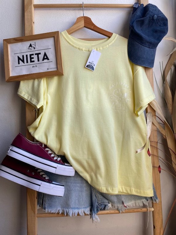 Producto - Remerón Snoopy Limón