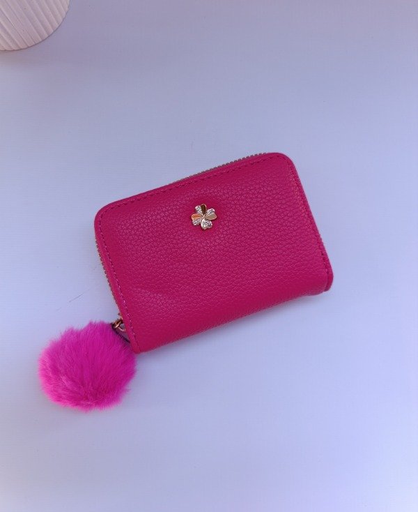 Producto - BILLETERA TARJETERO AMAPOLA FUCSIA