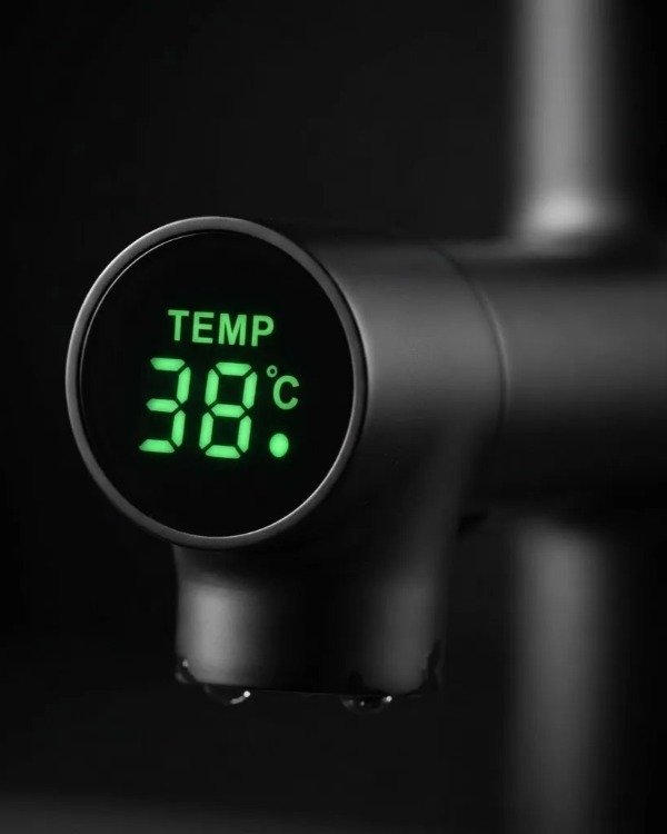 Producto - Grifería Monocomando Inteligente Cilíndrica Con Display Led Premium - 5