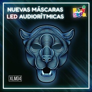 Producto - MASCARA AUDIORITMICA JAGUAR LUMINOSO LED