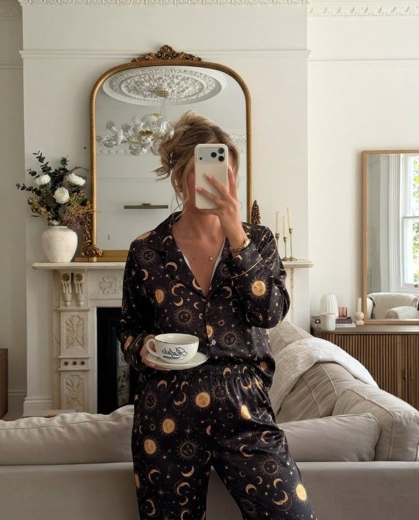 Producto - Pijama camisero largo - Night azul - 0
