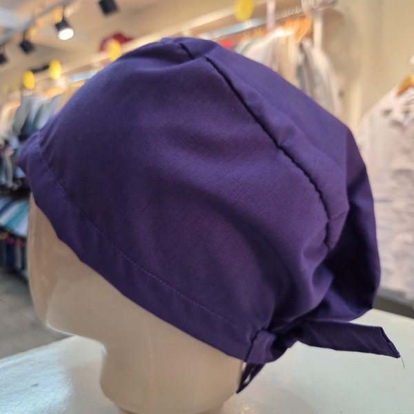 Producto - Cofia con Tirita Lila Lisa