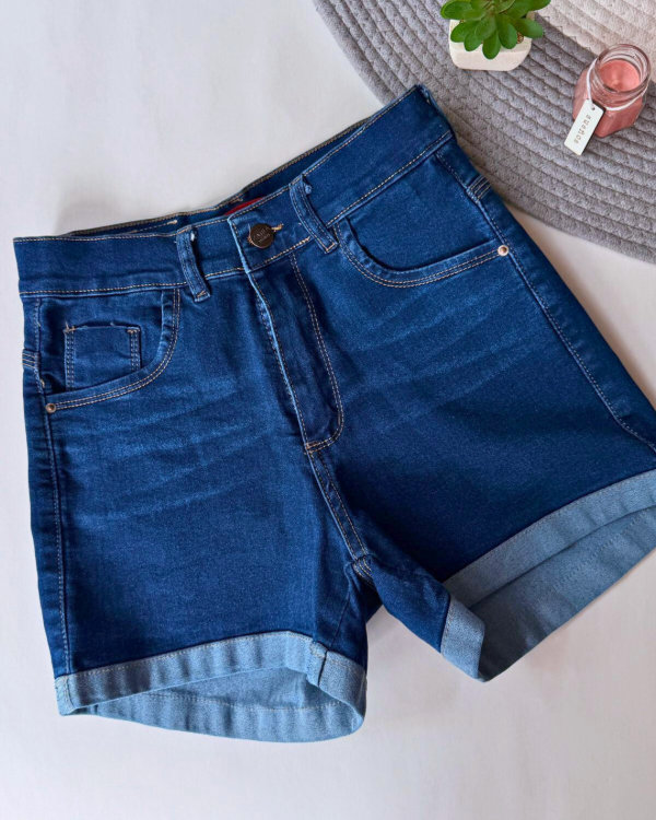 Producto - SHORT JEAN CON DOBLADILLO