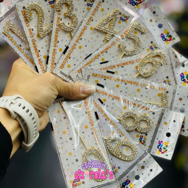 Producto - NÚMEROS STRASS