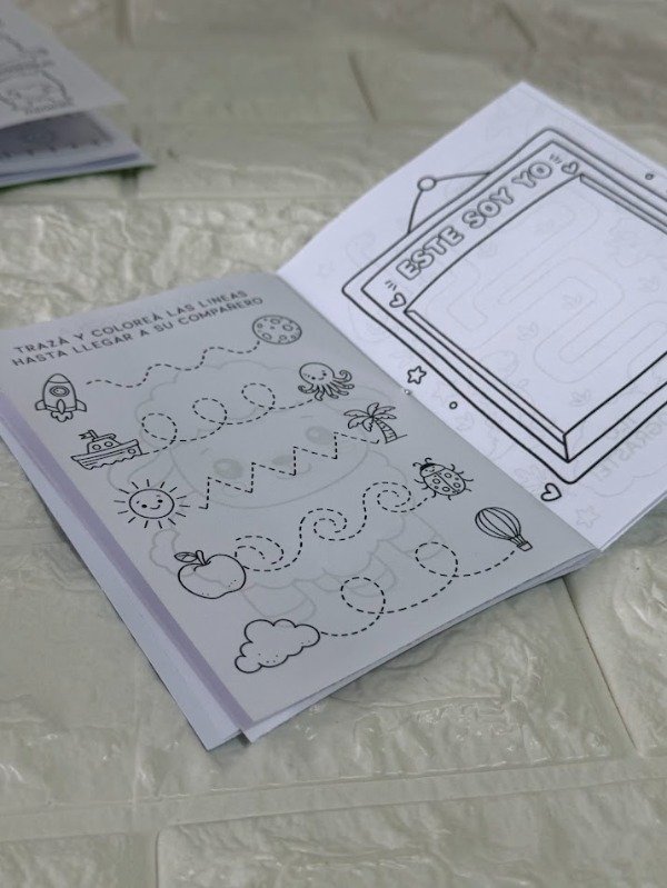 Producto - Librito con actividades - tamaño a6 - 8
