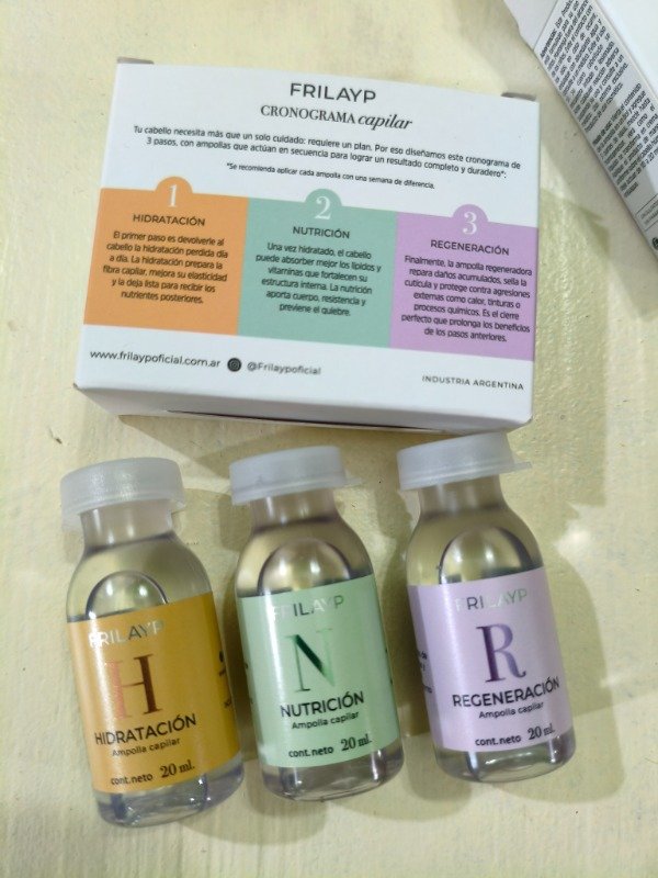 Producto - Cronograma Capilar Frilayp