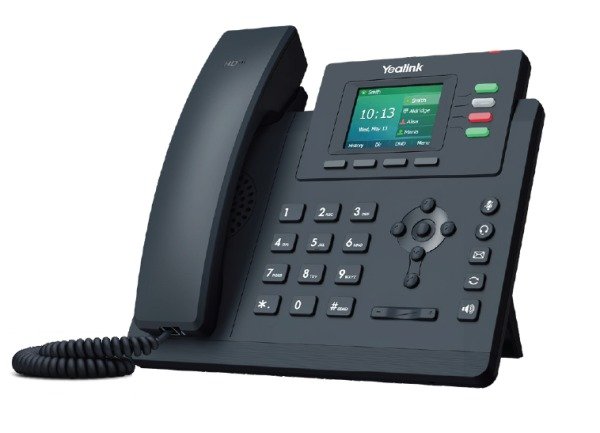Producto - Teléfono IP básico con 4 líneas y LCD en color