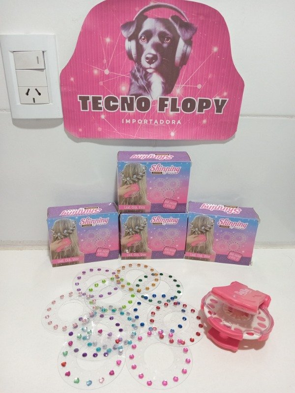 Producto - Stras de pelo c/ accesorios Shinning