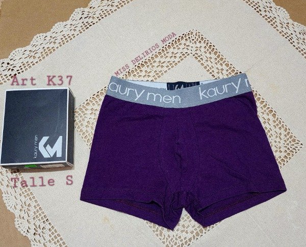 Producto - Boxer de Hombre Kaury Men K-37 Borravino Talle S