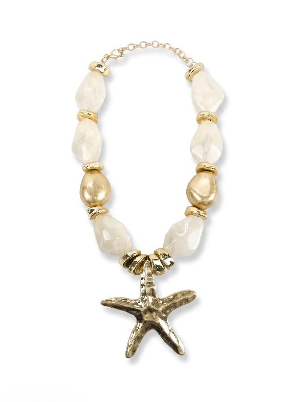 Producto - COLLAR MAXI PIEDRAS Y ESTRELLA MAR