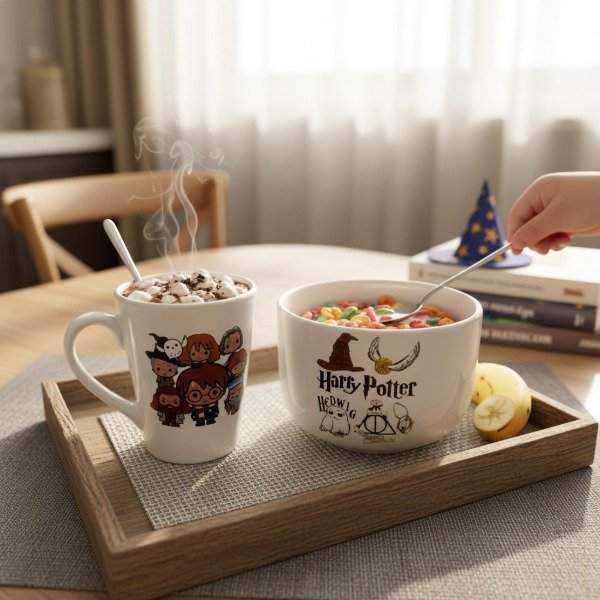 Producto - TAZA MAS CUENCO XXL CERAMICA ARTESANAL VARIOS PERSONAJES EN CAJA - 3