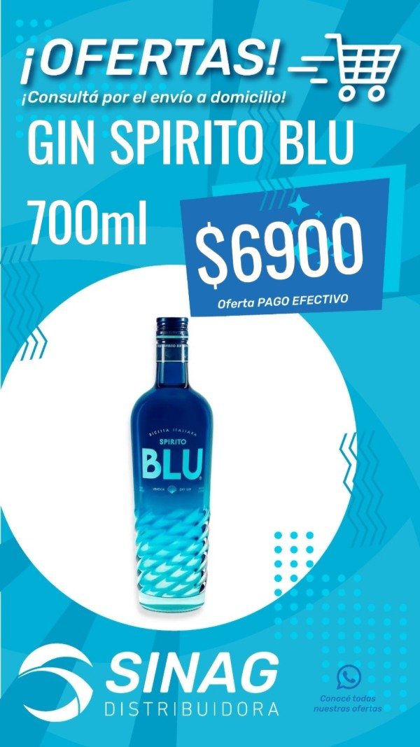 Producto - Gin Spirito BLU 700ml